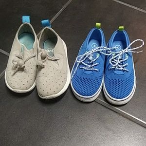 2 pairs boys shoes size 8. Native, Cat&Jack